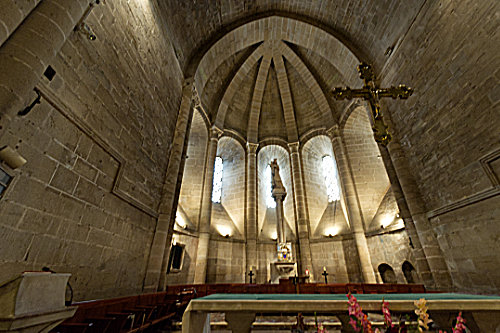 Capilla mayor de la iglesia de la Oliva